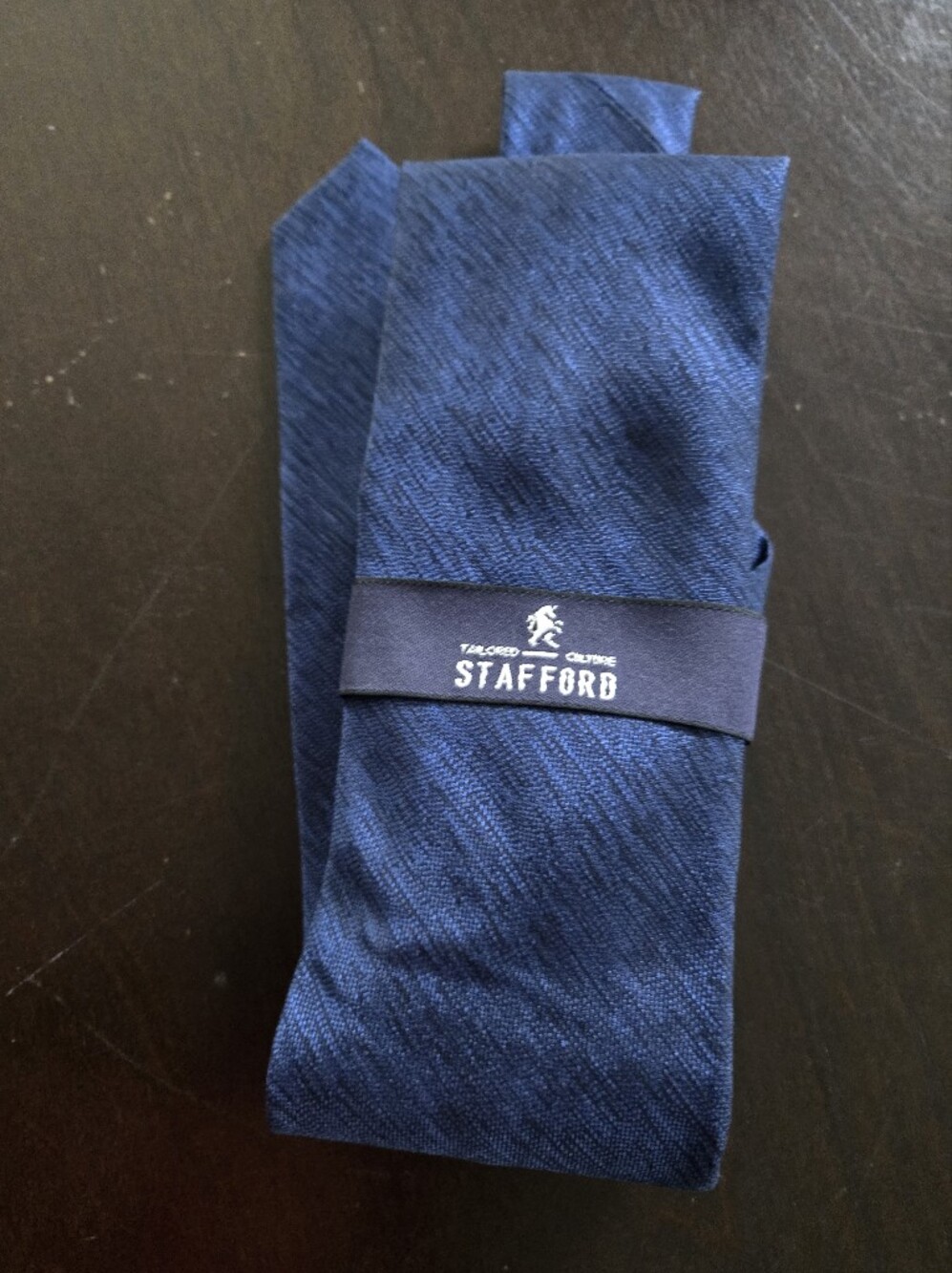 Stafford Blue Textured Silk Tie